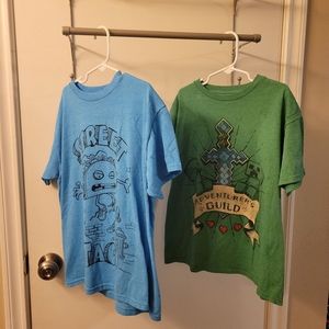 2 small boys shirts